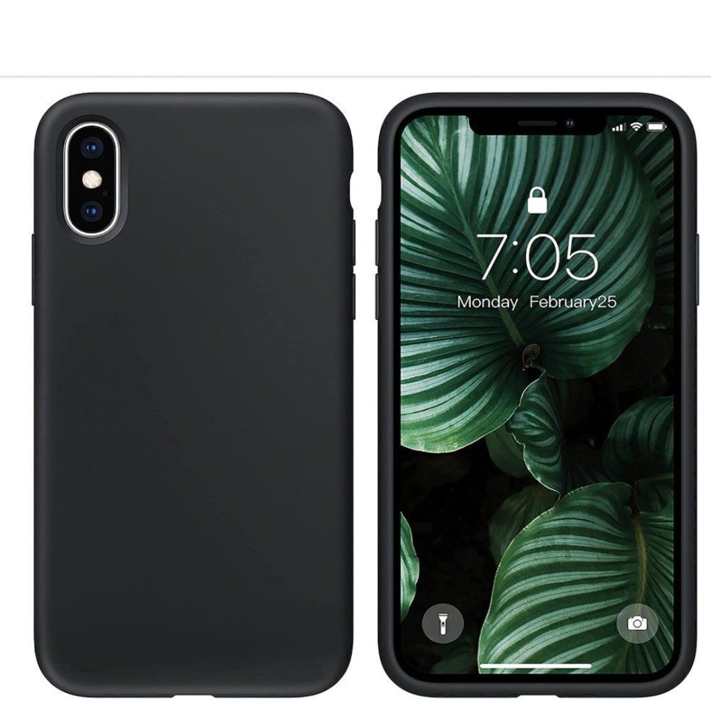 X/iPhone Xs Case Liquid Silicone Gel Rubber Phone Protective Case (5.8 in)